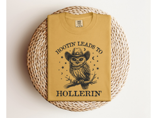 HOOTIN' LEADS TO HOLLERIN'