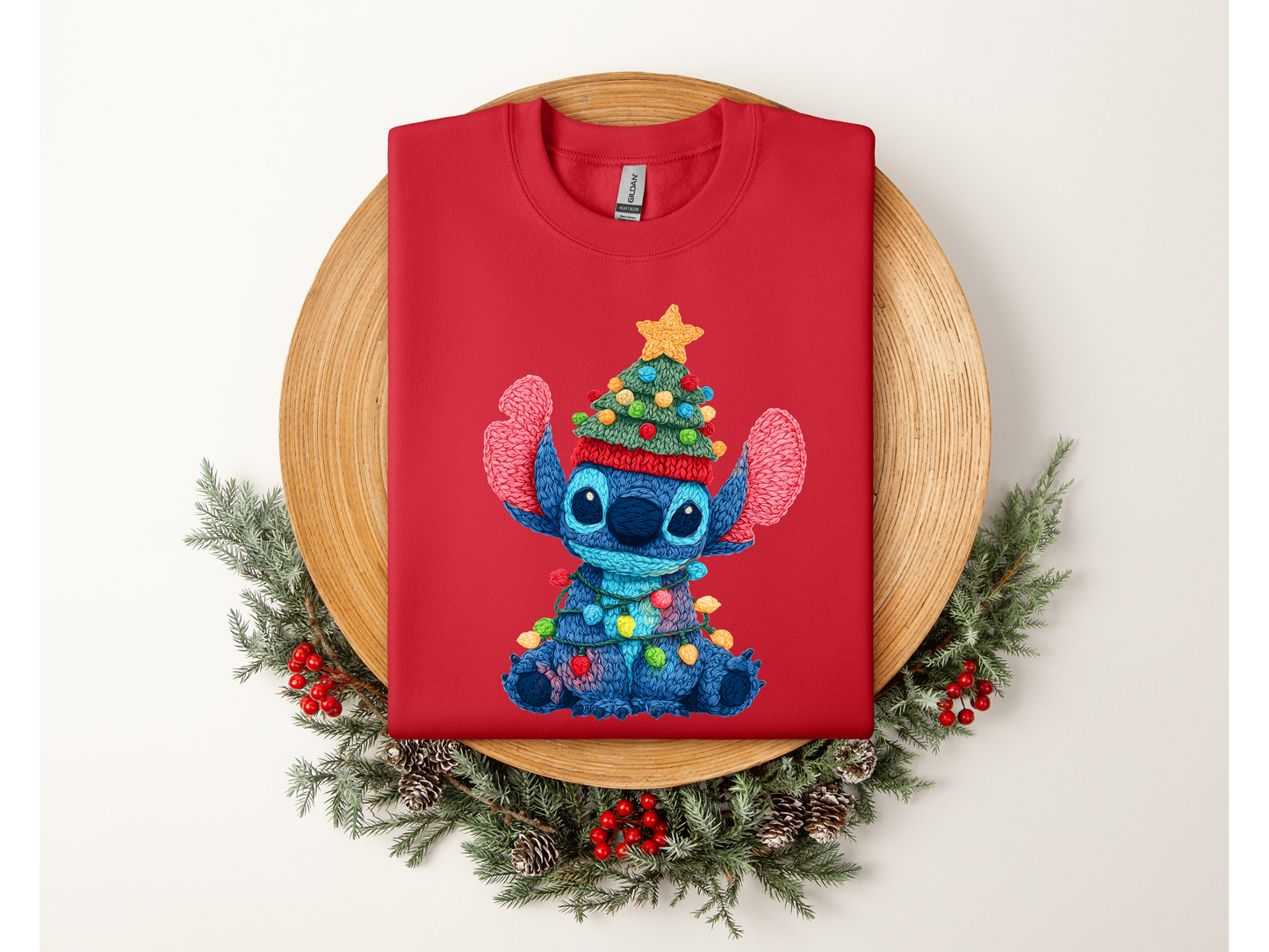 STITCH sweatshirt (faux crochet)