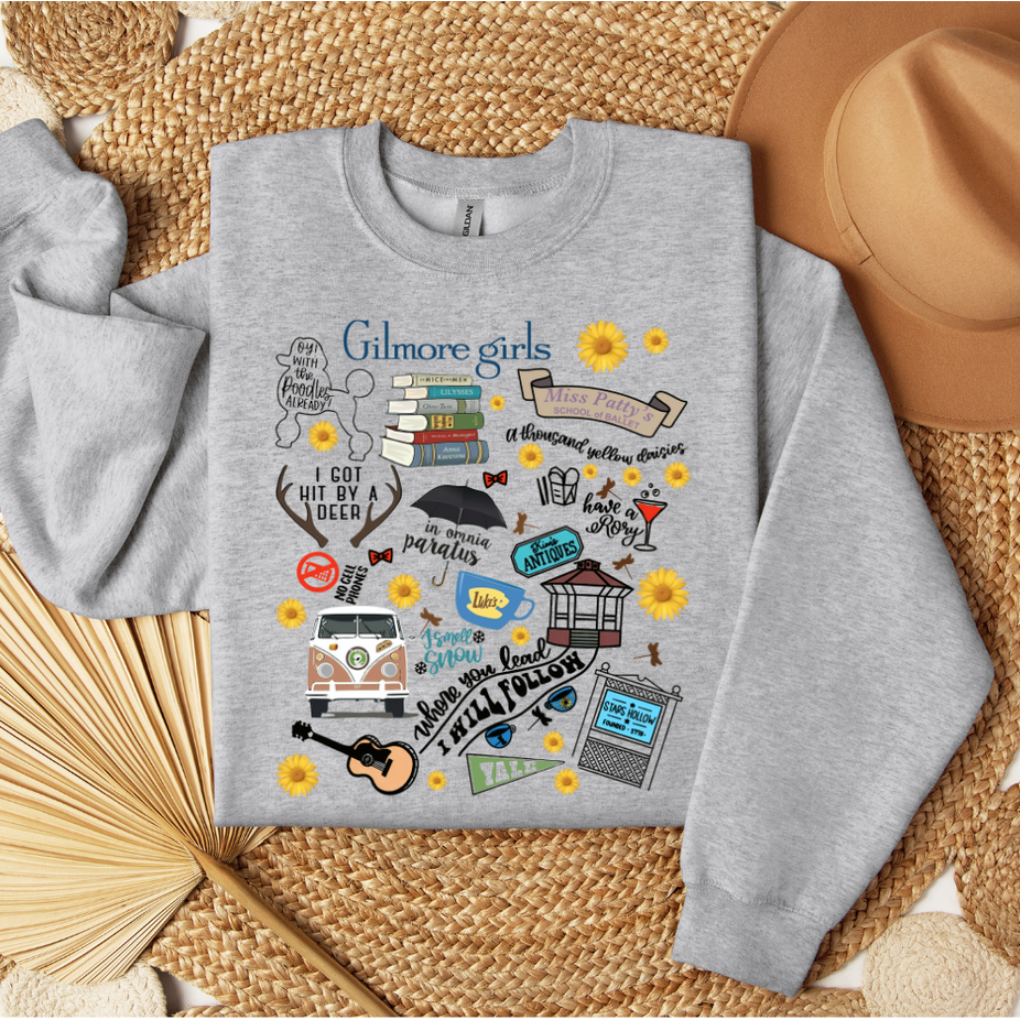 GILMORE GIRLS ON THE TOWN SWEATSHIRT
