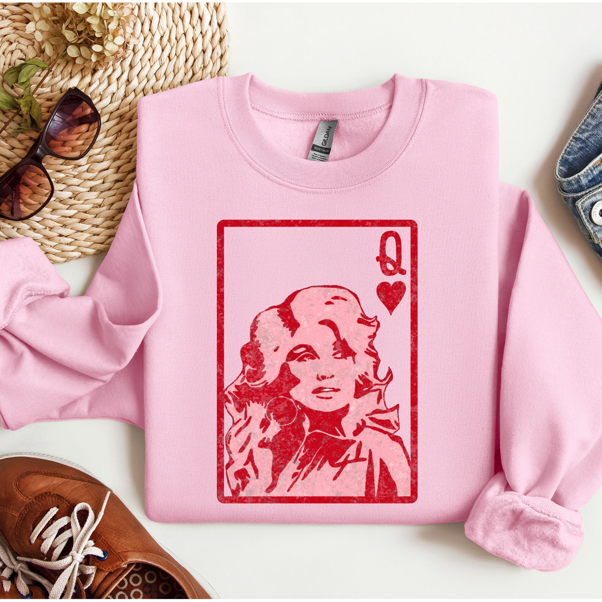 QUEEN OF HEARTS SWEATSHIRT
