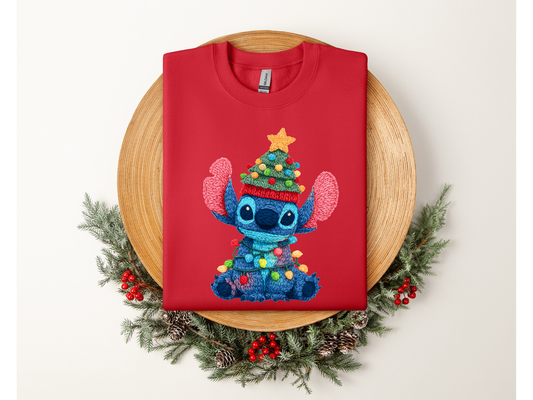 STITCH sweatshirt (faux crochet)